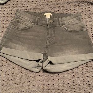 Denim shorts